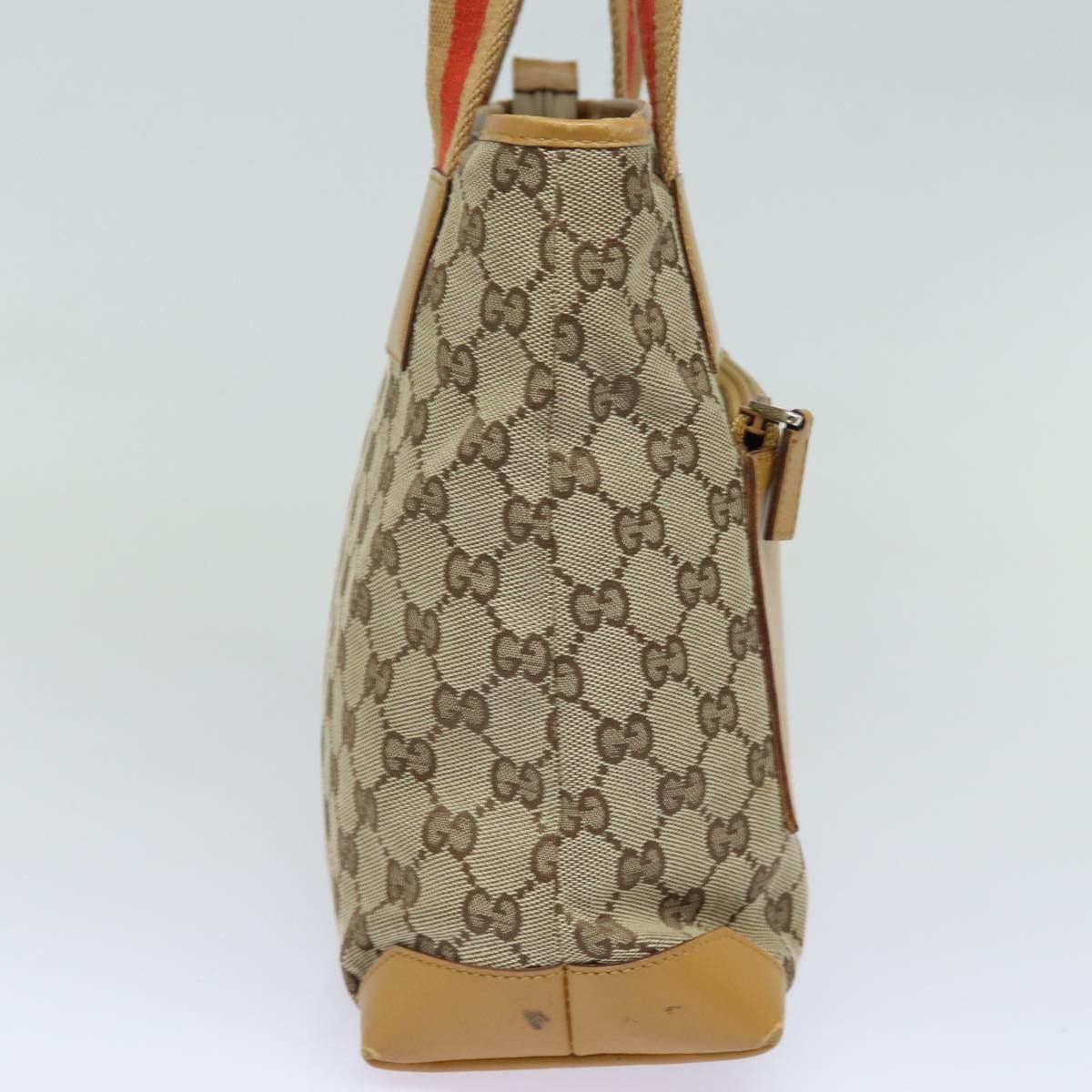 Gucci Gg Canvas Beige Canvas Handbag (Pre-Owned) Size ONE SIZE - 9 Thumbnail