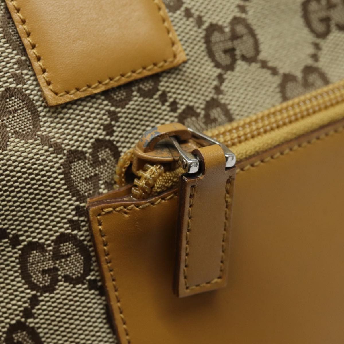 Gucci Gg Canvas Beige Canvas Handbag (Pre-Owned) Size ONE SIZE - 18 Thumbnail