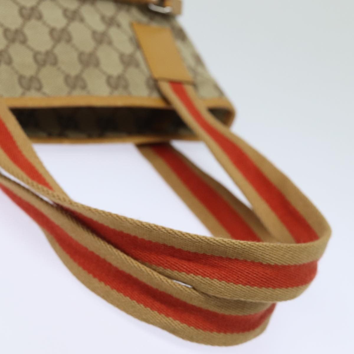 Gucci Gg Canvas Beige Canvas Handbag (Pre-Owned) Size ONE SIZE - 12 Thumbnail