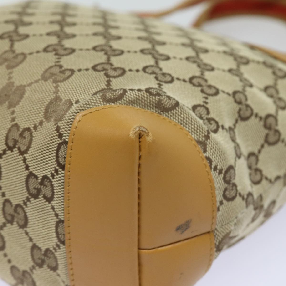 Gucci Gg Canvas Beige Canvas Handbag (Pre-Owned) Size ONE SIZE - 17 Thumbnail