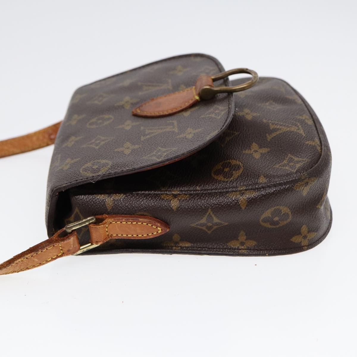 Louis Vuitton Saint Cloud Brown Canvas Shoulder Bag (Pre-Owned) Size ONE SIZE - 11 Thumbnail