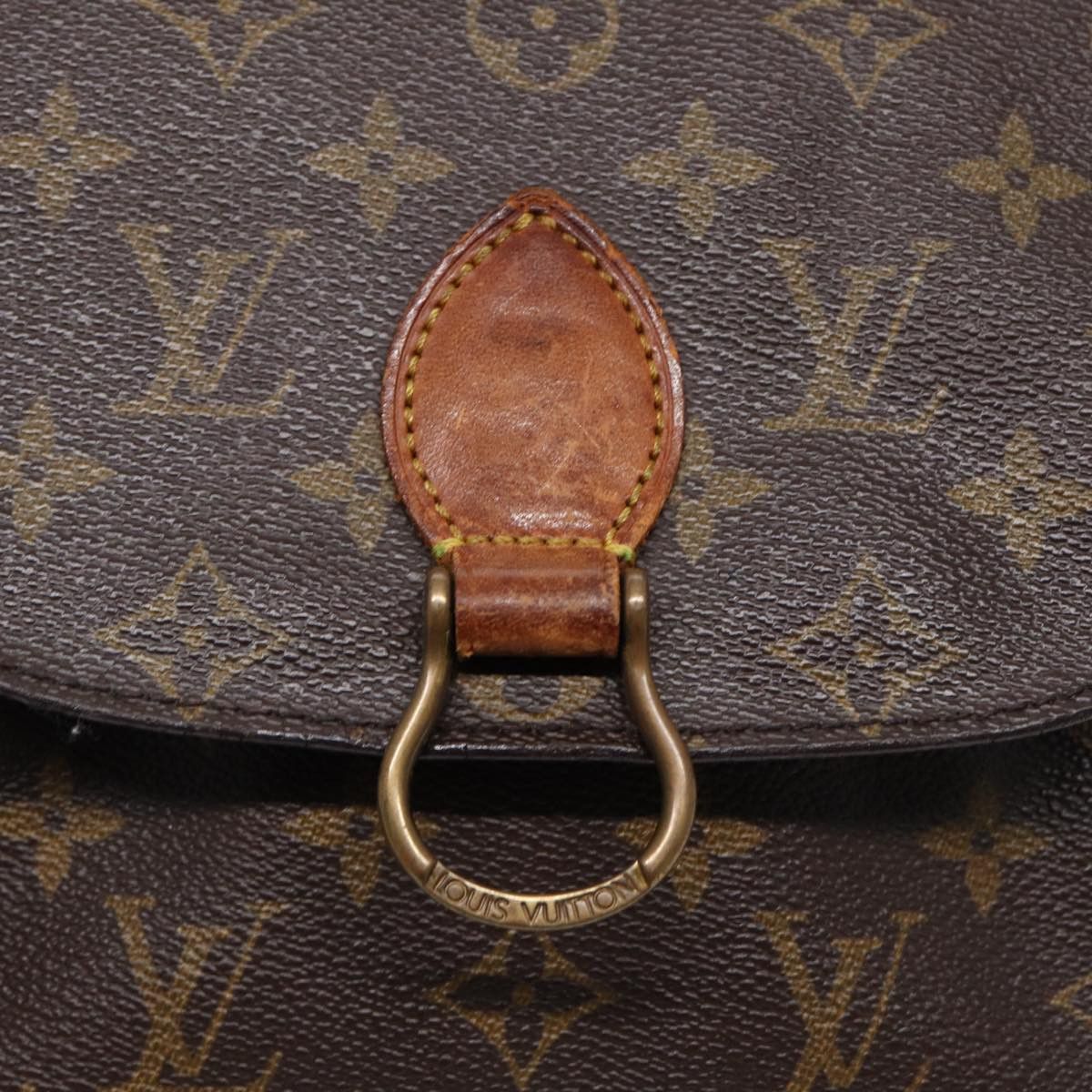 Louis Vuitton Saint Cloud Brown Canvas Shoulder Bag (Pre-Owned) Size ONE SIZE - 18 Thumbnail