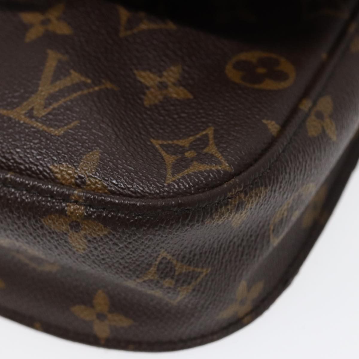 Louis Vuitton Saint Cloud Brown Canvas Shoulder Bag (Pre-Owned) Size ONE SIZE - 14 Thumbnail