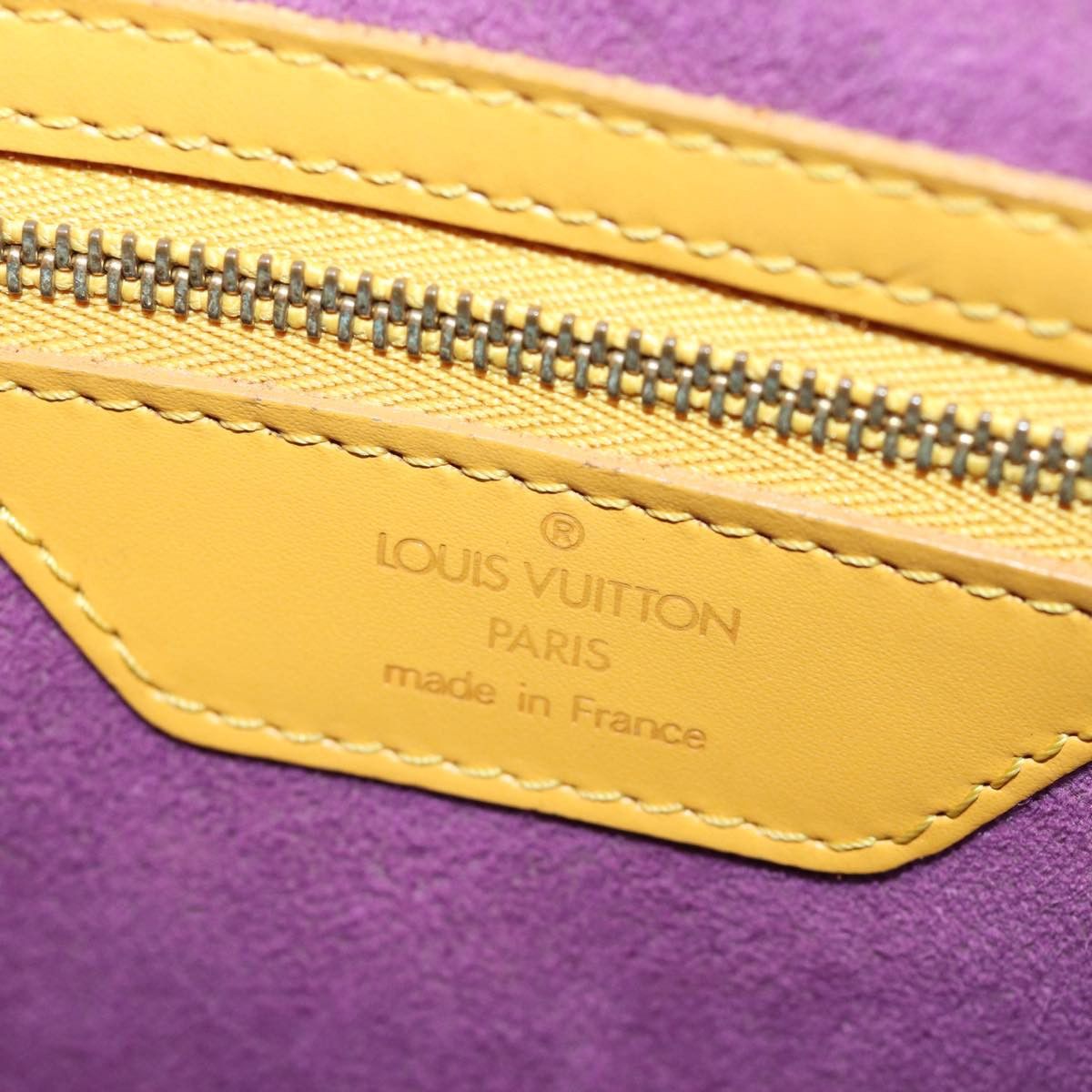 Louis Vuitton Saint Jacques Yellow Leather Shoulder Bag (Pre-Owned) Size ONE SIZE - 8 Thumbnail
