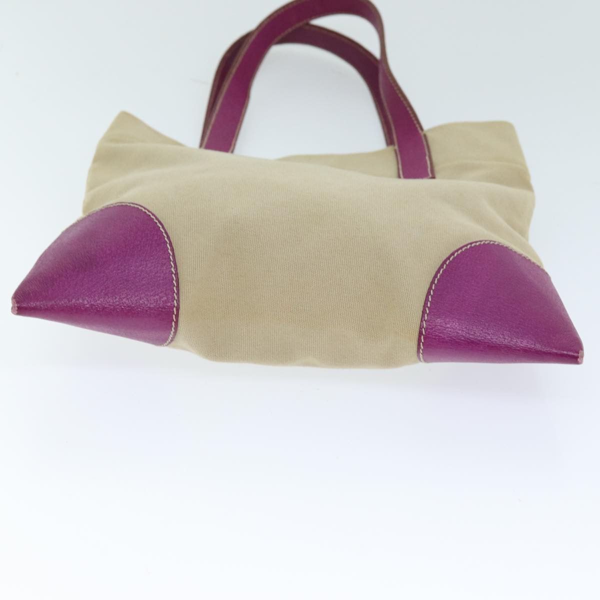 Prada Beige Canvas Tote Bag (Pre-Owned) Size ONE SIZE - 3 Thumbnail