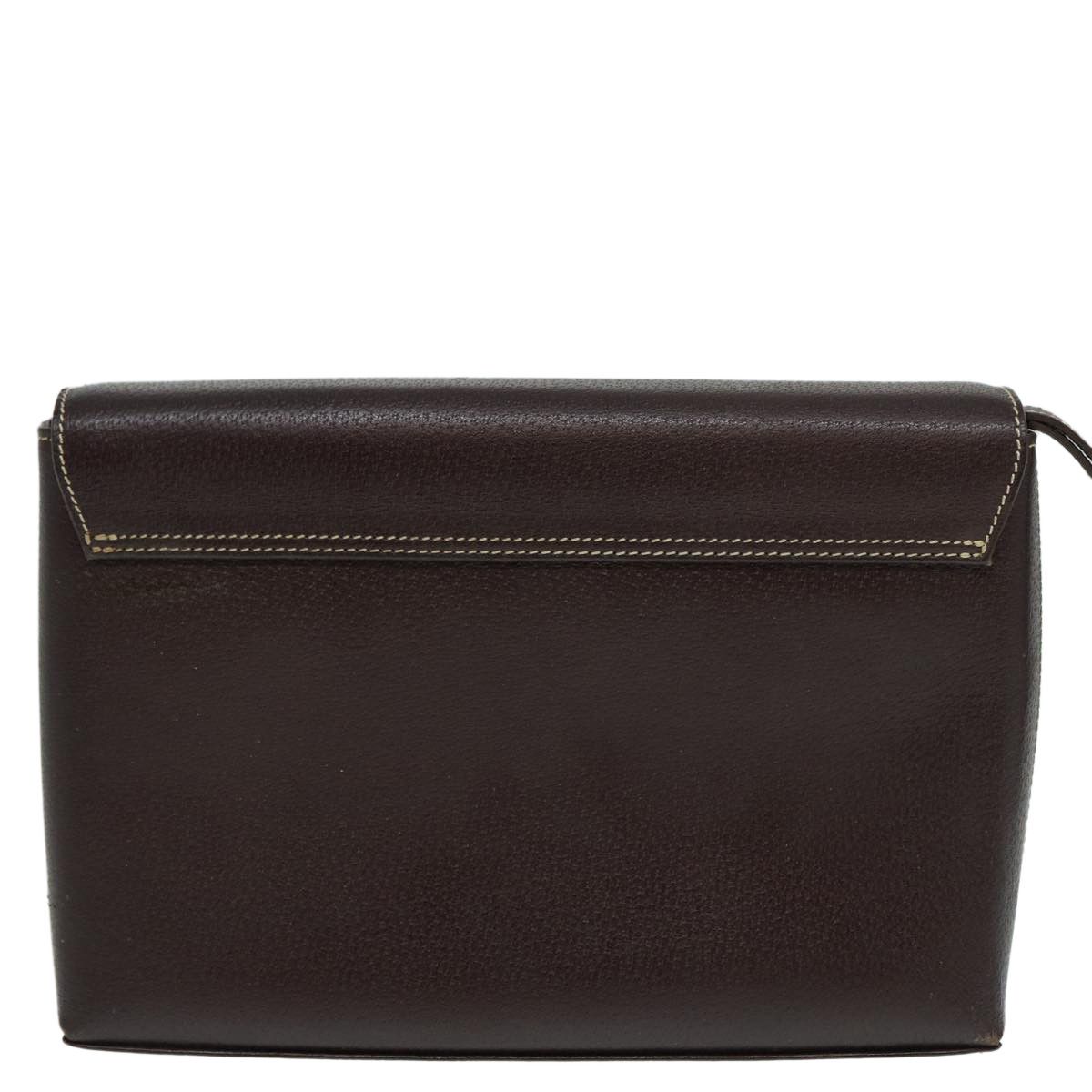 Burberry Brown Leather Clutch Bag (Pre-Owned) Size ONE SIZE - 2 Thumbnail
