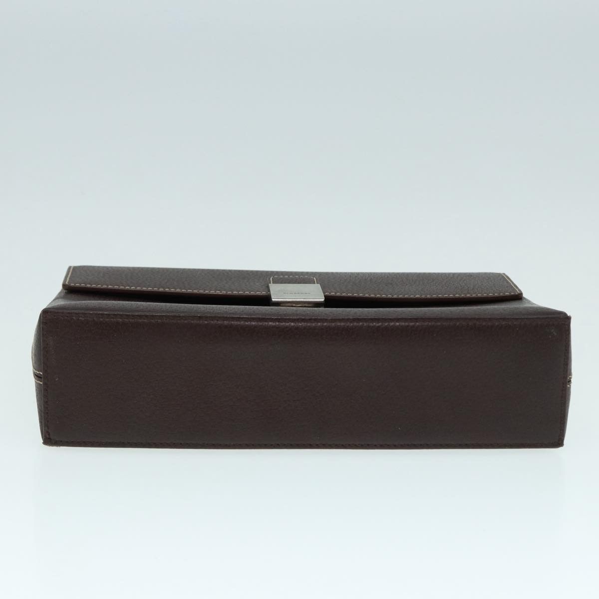 Burberry Brown Leather Clutch Bag (Pre-Owned) Size ONE SIZE - 3 Thumbnail