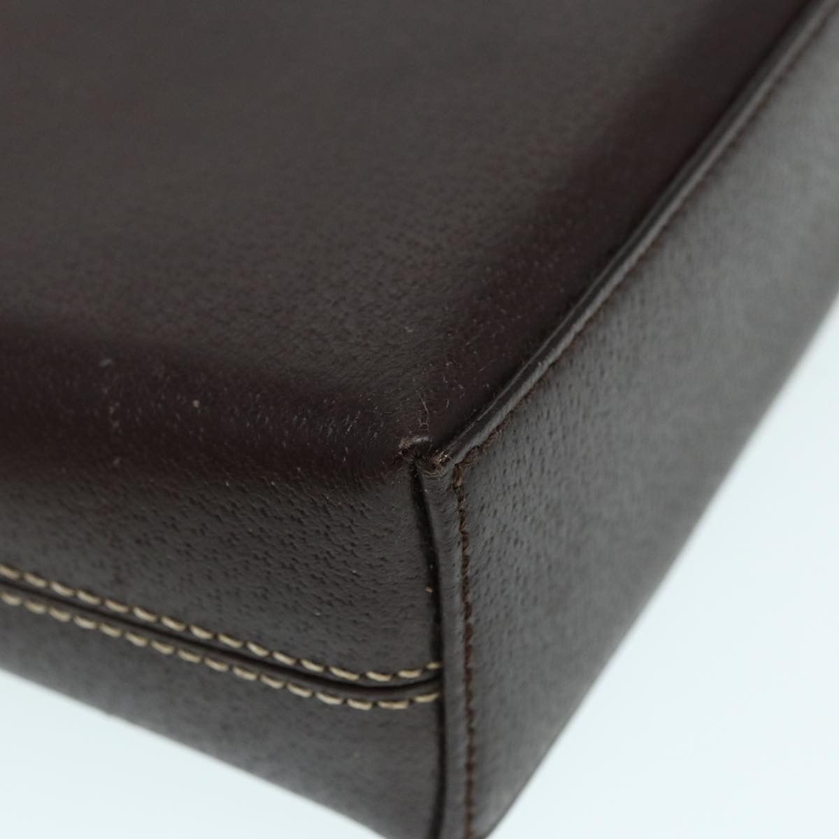 Burberry Brown Leather Clutch Bag (Pre-Owned) Size ONE SIZE - 12 Thumbnail