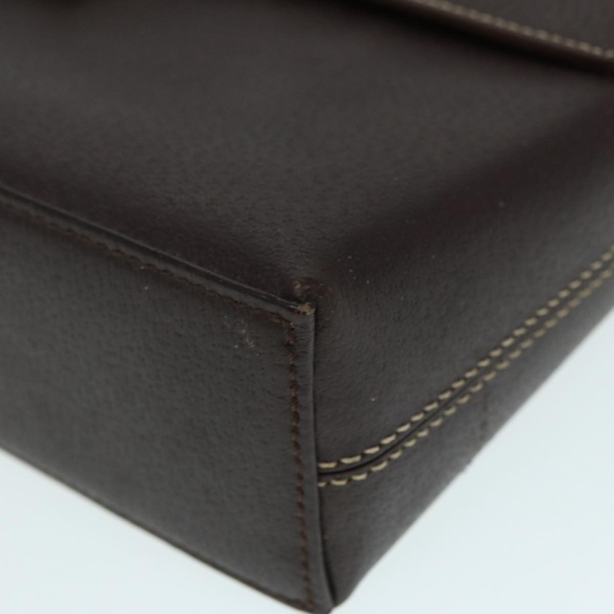 Burberry Brown Leather Clutch Bag (Pre-Owned) Size ONE SIZE - 11 Thumbnail