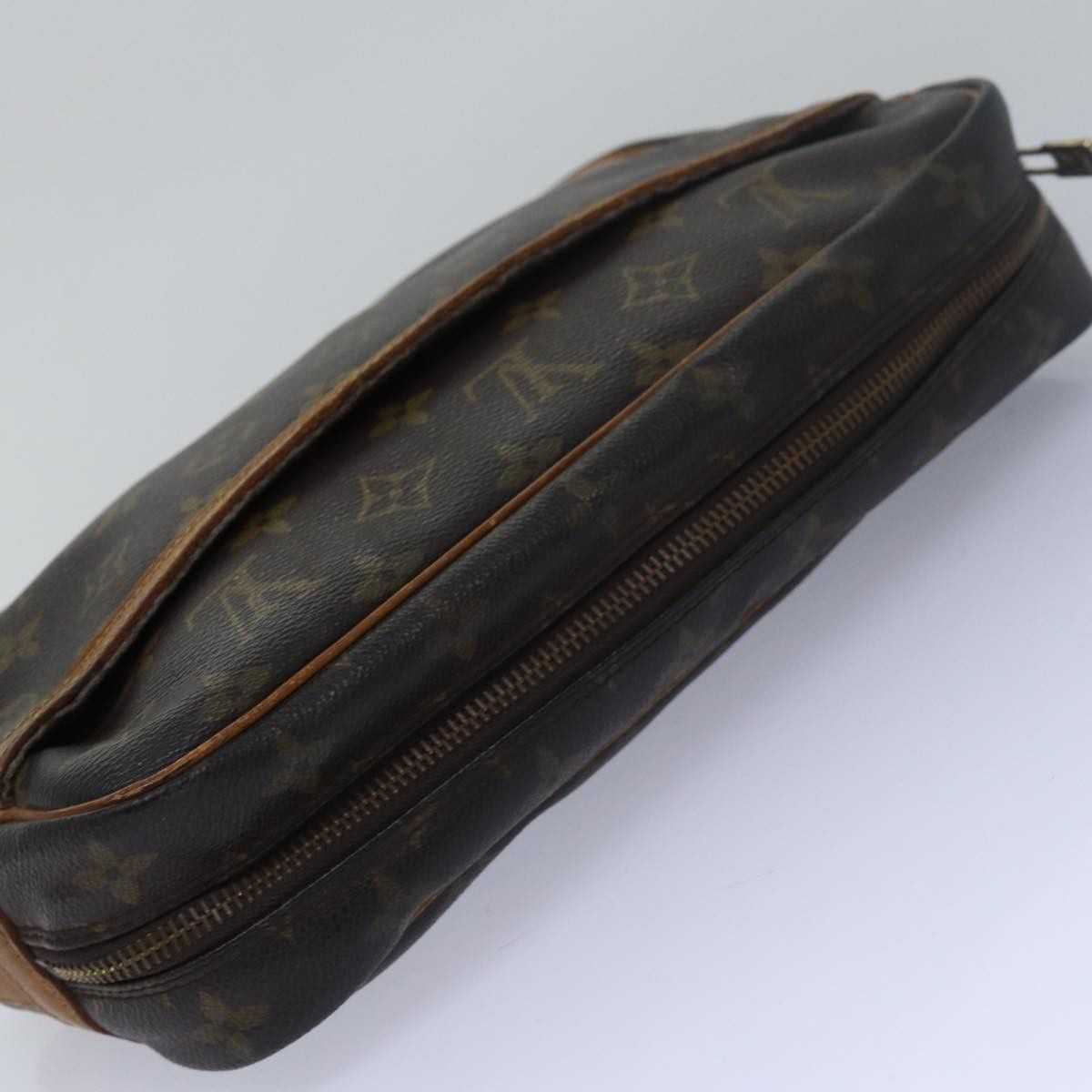 Louis Vuitton Compiegne 28 Brown Canvas Clutch Bag (Pre-Owned) Size ONE SIZE - 4 Thumbnail