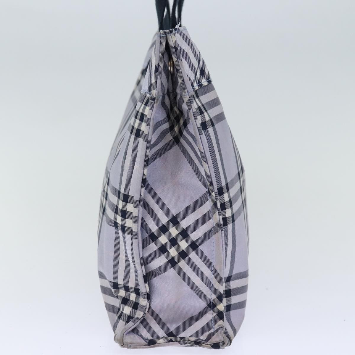 Burberry Nova Check Blue Synthetic Handbag (Pre-Owned) Size ONE SIZE - 10 Thumbnail
