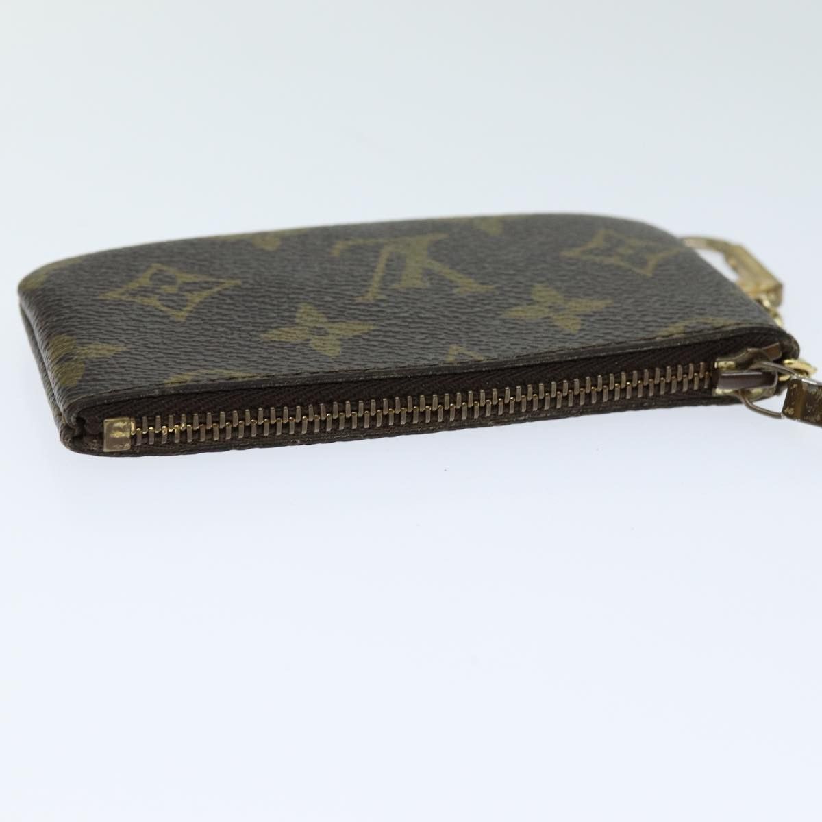 Louis Vuitton Pochette Clés Brown Canvas Wallet (Pre-Owned) Size ONE SIZE - 4 Thumbnail