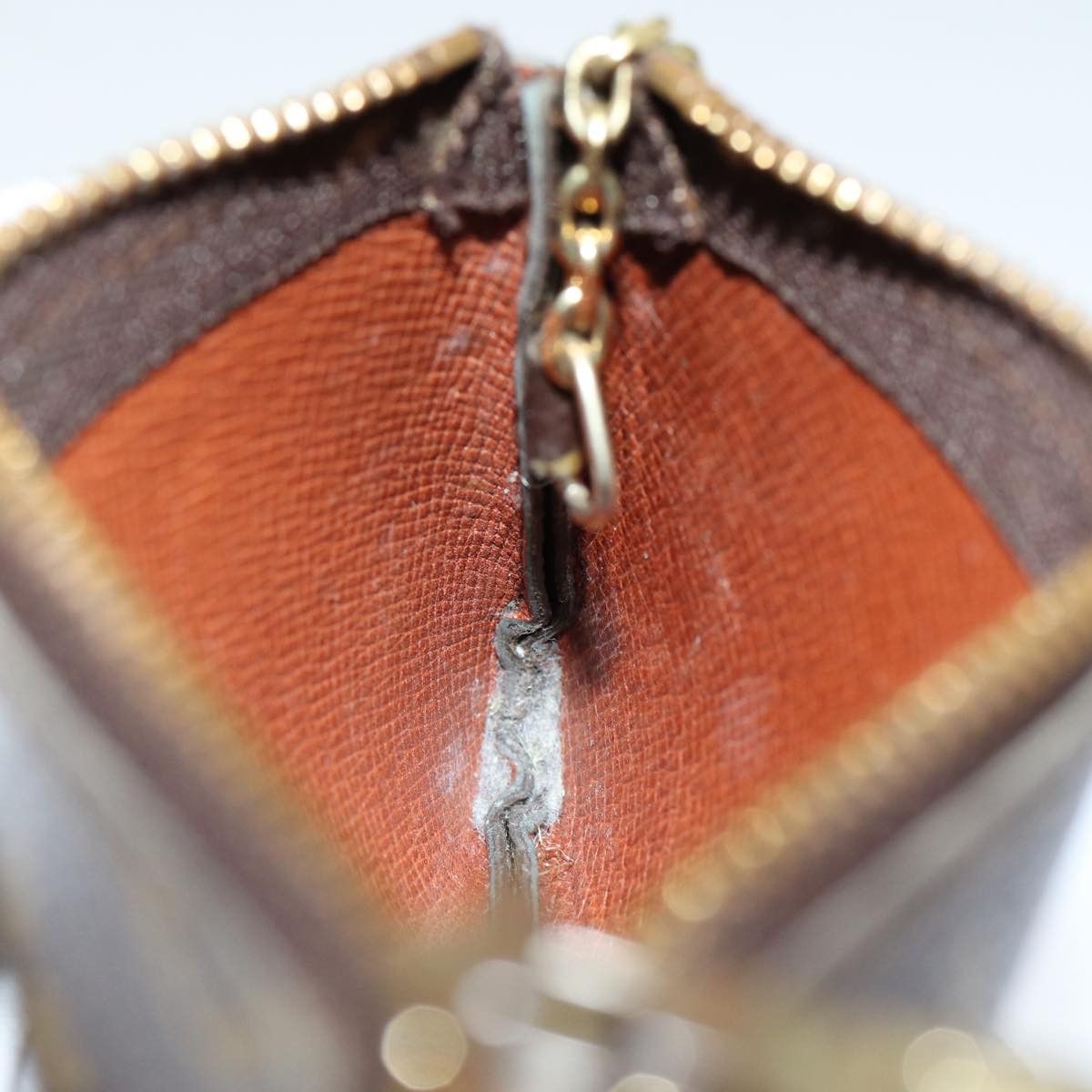 Louis Vuitton Pochette Clés Brown Canvas Wallet (Pre-Owned) Size ONE SIZE - 17 Thumbnail