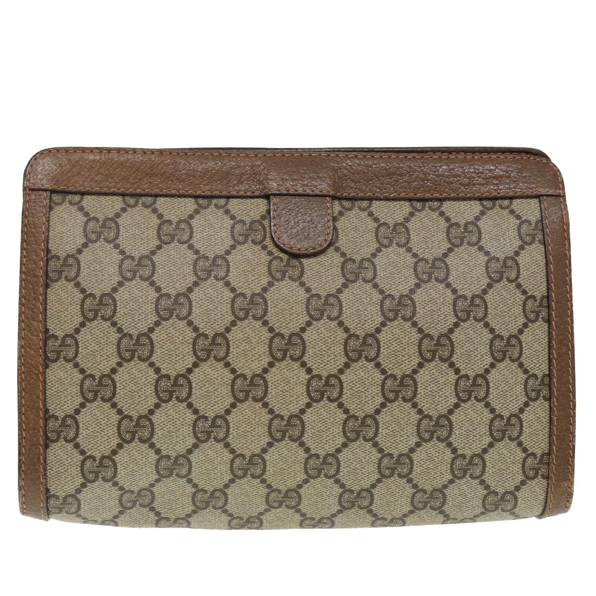 Gucci Gg Canvas Beige Canvas Clutch Bag (Pre-Owned) Size ONE SIZE - 2 Thumbnail