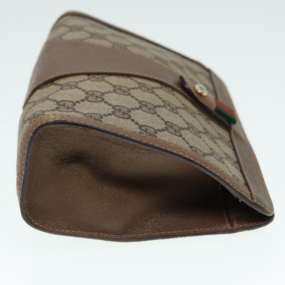Gucci Gg Canvas Beige Canvas Clutch Bag (Pre-Owned) Size ONE SIZE - 3 Thumbnail