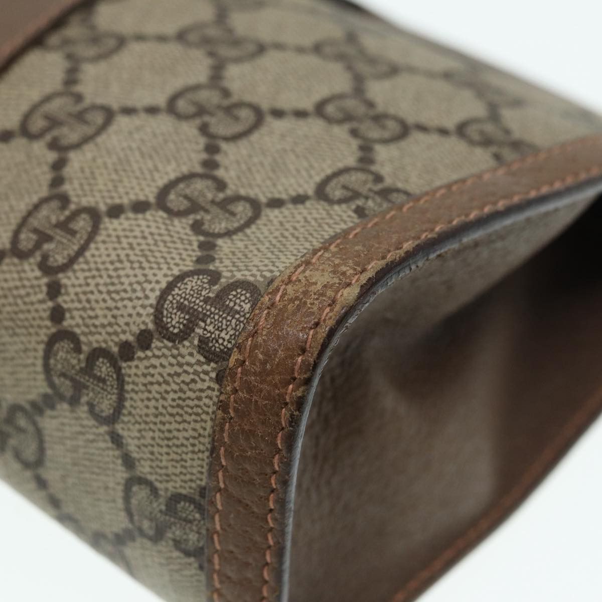 Gucci Gg Canvas Beige Canvas Clutch Bag (Pre-Owned) Size ONE SIZE - 4 Thumbnail