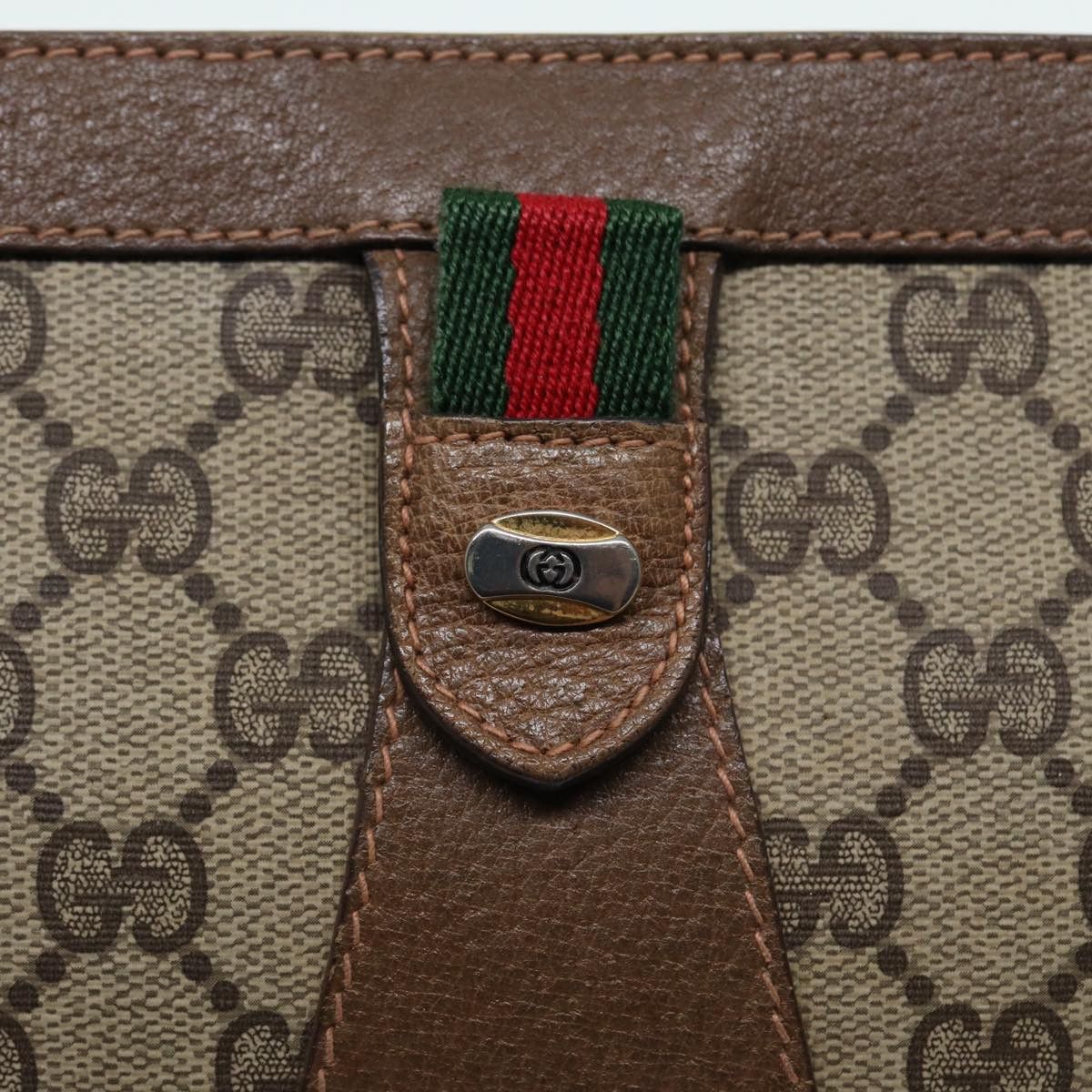 Gucci Gg Canvas Beige Canvas Clutch Bag (Pre-Owned) Size ONE SIZE - 5 Thumbnail