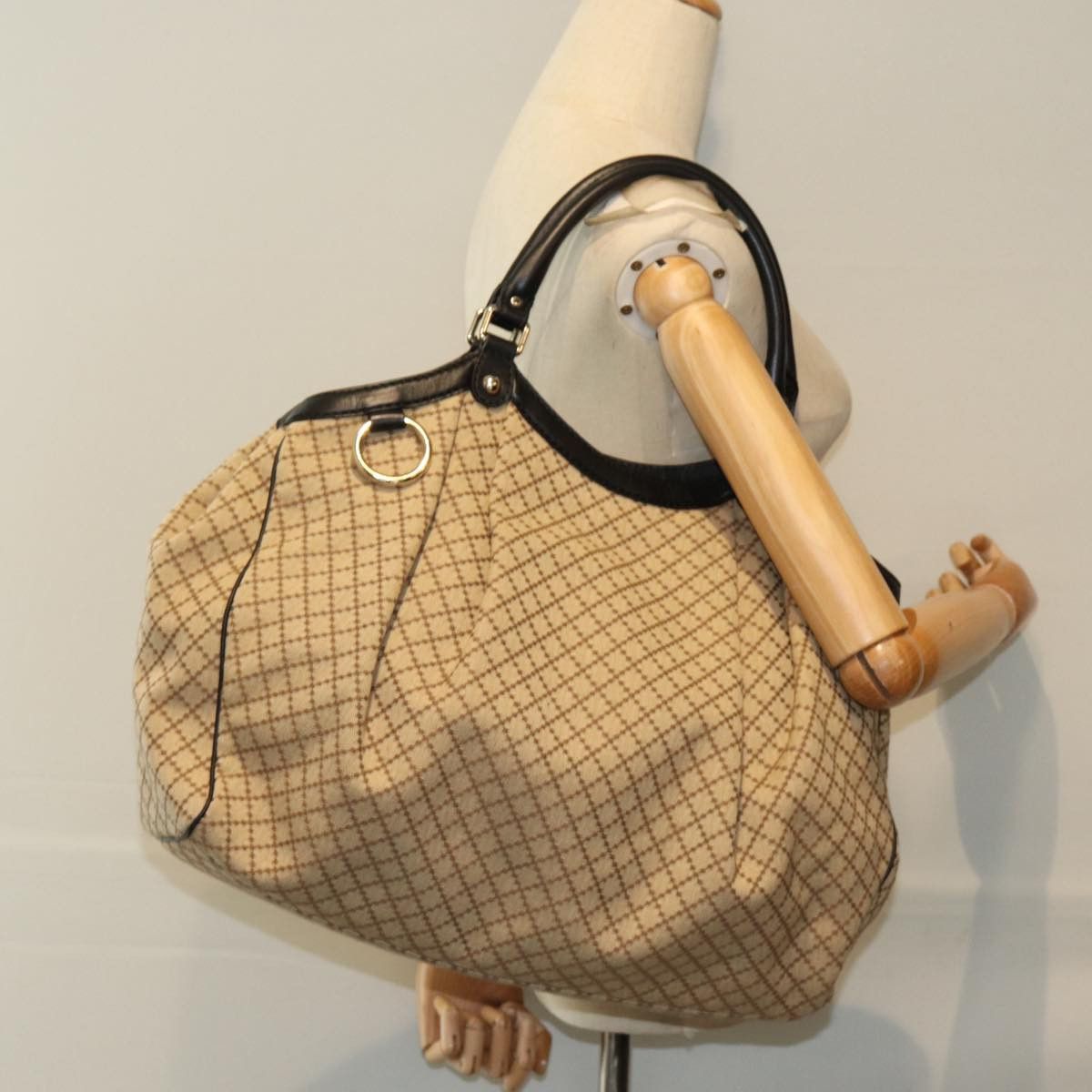 Gucci Sukey Beige Canvas Handbag (Pre-Owned) Size ONE SIZE - 7 Thumbnail