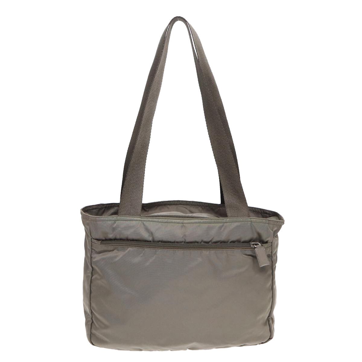 Prada Tessuto Grey Synthetic Tote Bag (Pre-Owned) Size ONE SIZE - 2 Thumbnail