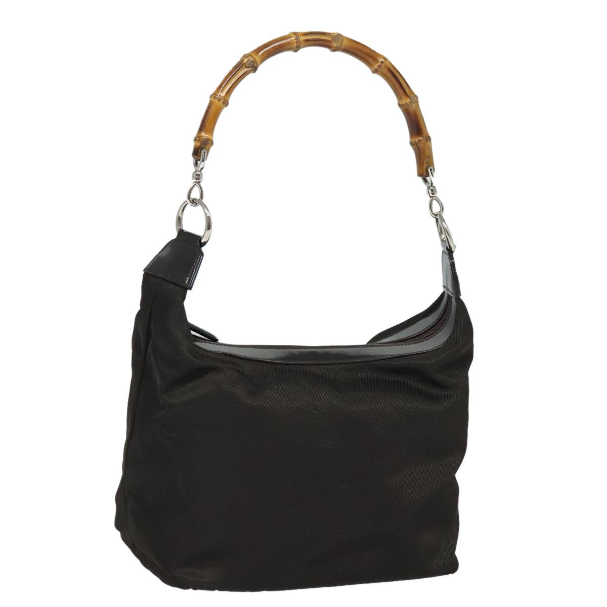 Gucci Bamboo Khaki Synthetic Handbag (Pre-Owned) Size ONE SIZE - 18 Thumbnail