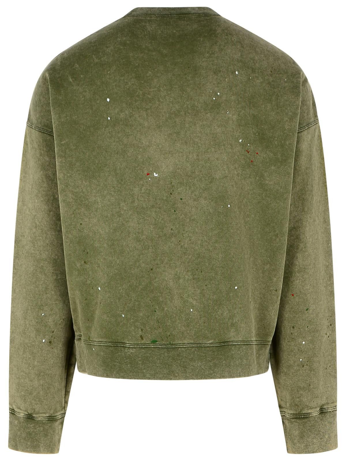 Dsquared2 DSQUARED2 'Cypro' Green Cotton Sweatshirt Size US XL / EU 56 / 4 - 3 Thumbnail