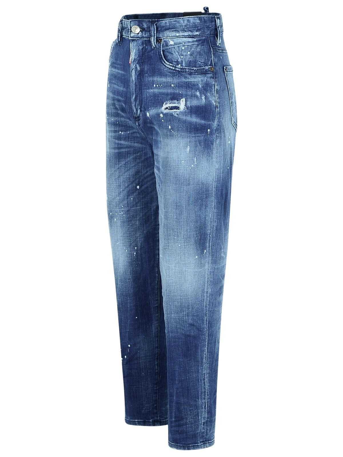 Dsquared2 DSQUARED2 Light Blue Cotton Jeans Size 30" / US 8 / IT 44 - 2 Thumbnail