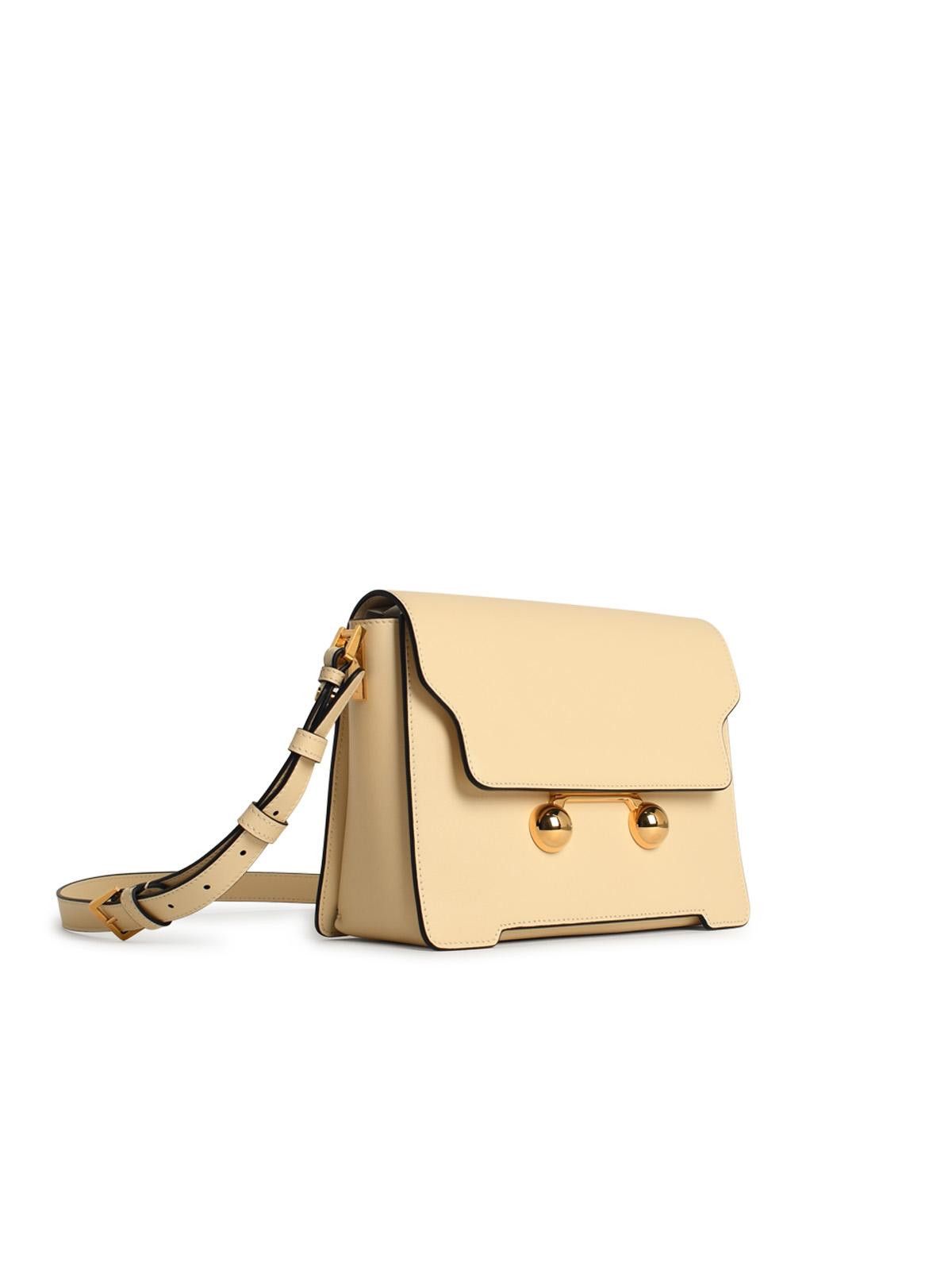 Marni MARNI 'New Trunk' Ivory Leather Crossbody Bag Size ONE SIZE - 2 Thumbnail