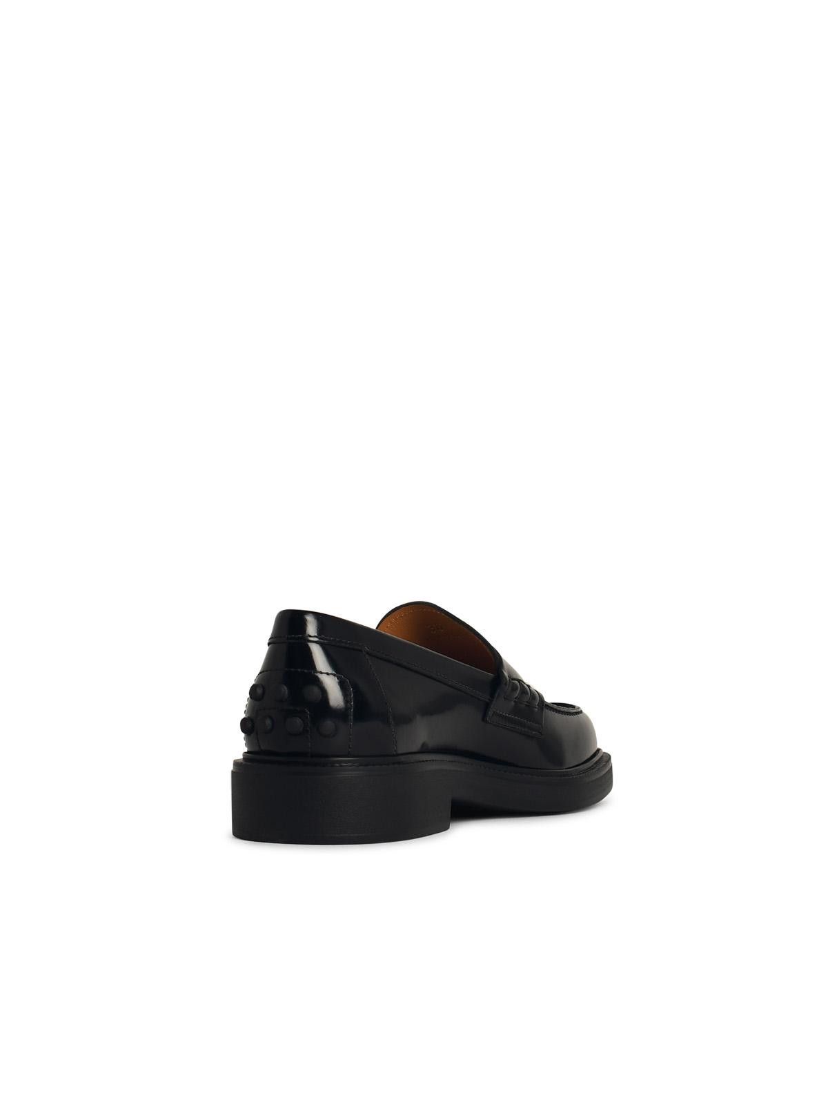 Tod's TOD'S Black Leather Loafers Size US 11 / IT 41 - 3 Thumbnail