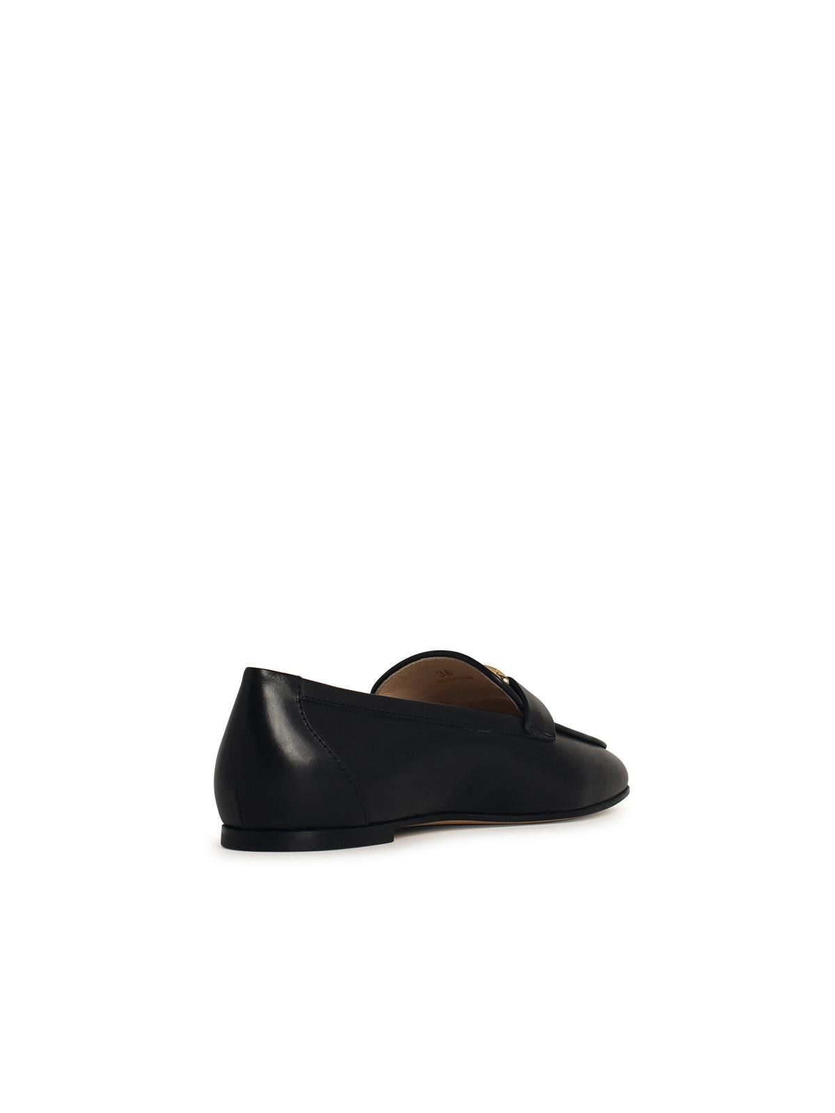Tod's TOD'S Black Leather Loafers Size US 9 / IT 39 - 3 Thumbnail