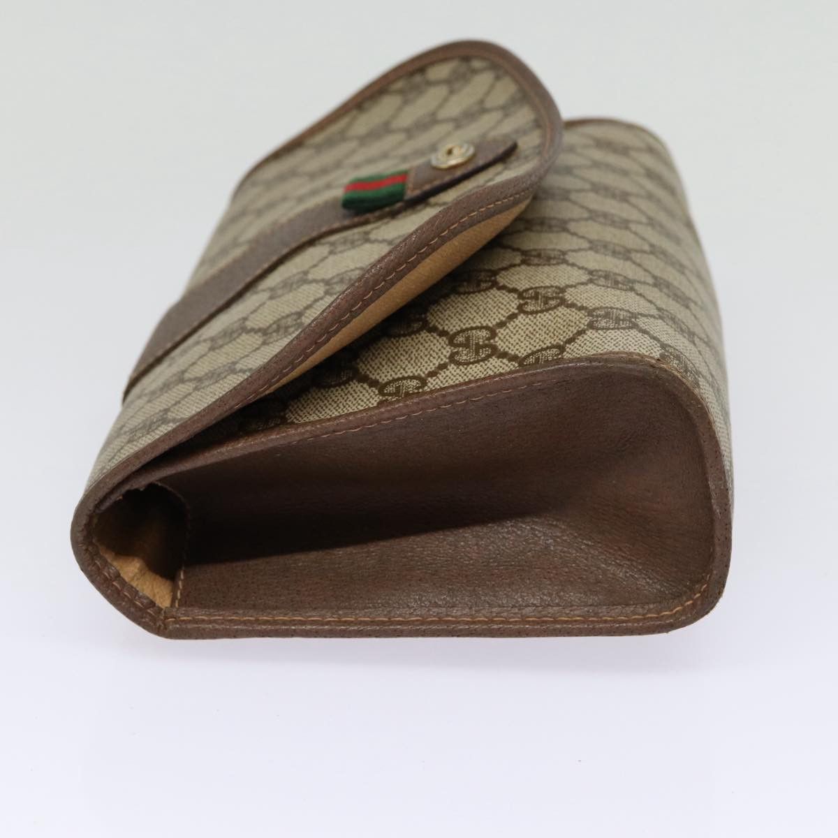 Gucci Gg Canvas Beige Canvas Clutch Bag (Pre-Owned) Size ONE SIZE - 4 Thumbnail