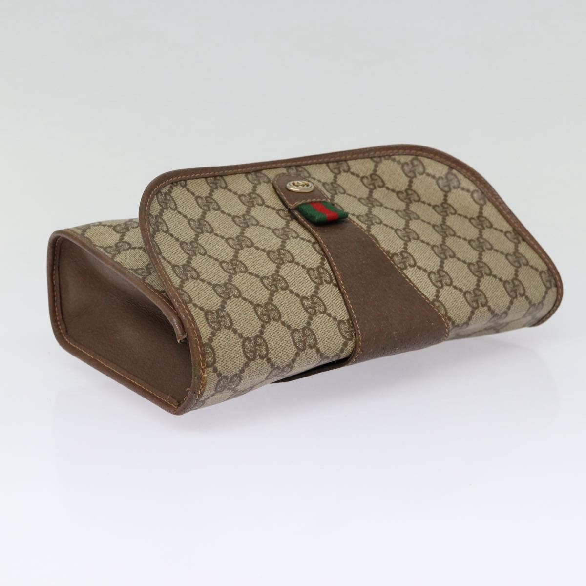 Gucci Gg Canvas Beige Canvas Clutch Bag (Pre-Owned) Size ONE SIZE - 13 Thumbnail