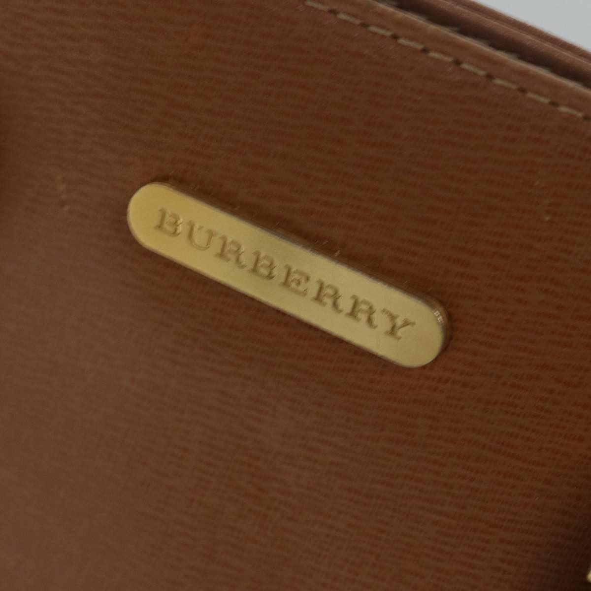 Burberry Brown Leather Handbag (Pre-Owned) Size ONE SIZE - 7 Thumbnail