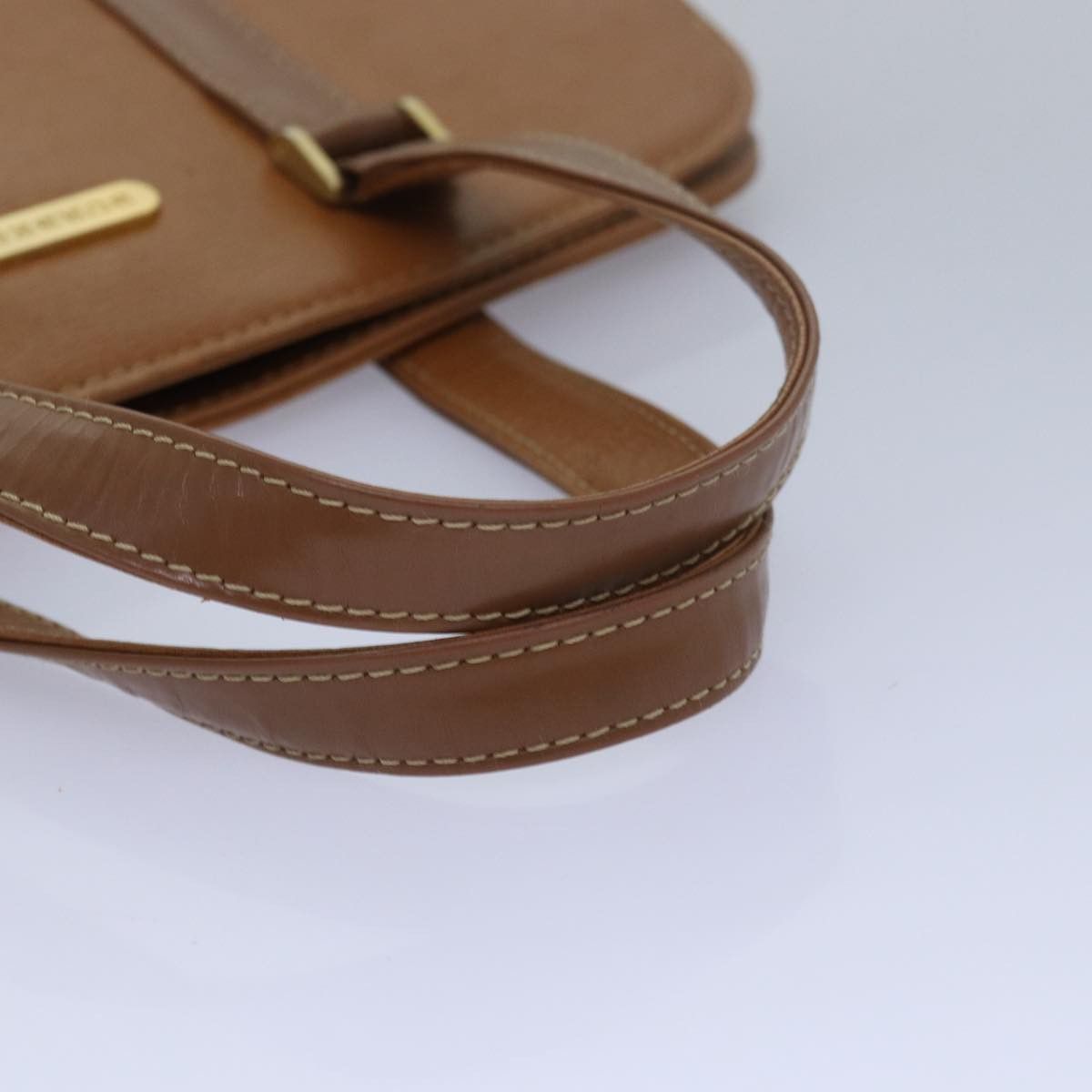 Burberry Brown Leather Handbag (Pre-Owned) Size ONE SIZE - 10 Thumbnail