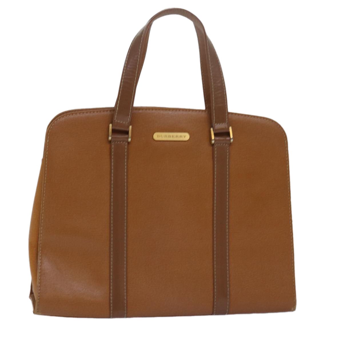 Burberry Brown Leather Handbag (Pre-Owned) Size ONE SIZE - 12 Thumbnail