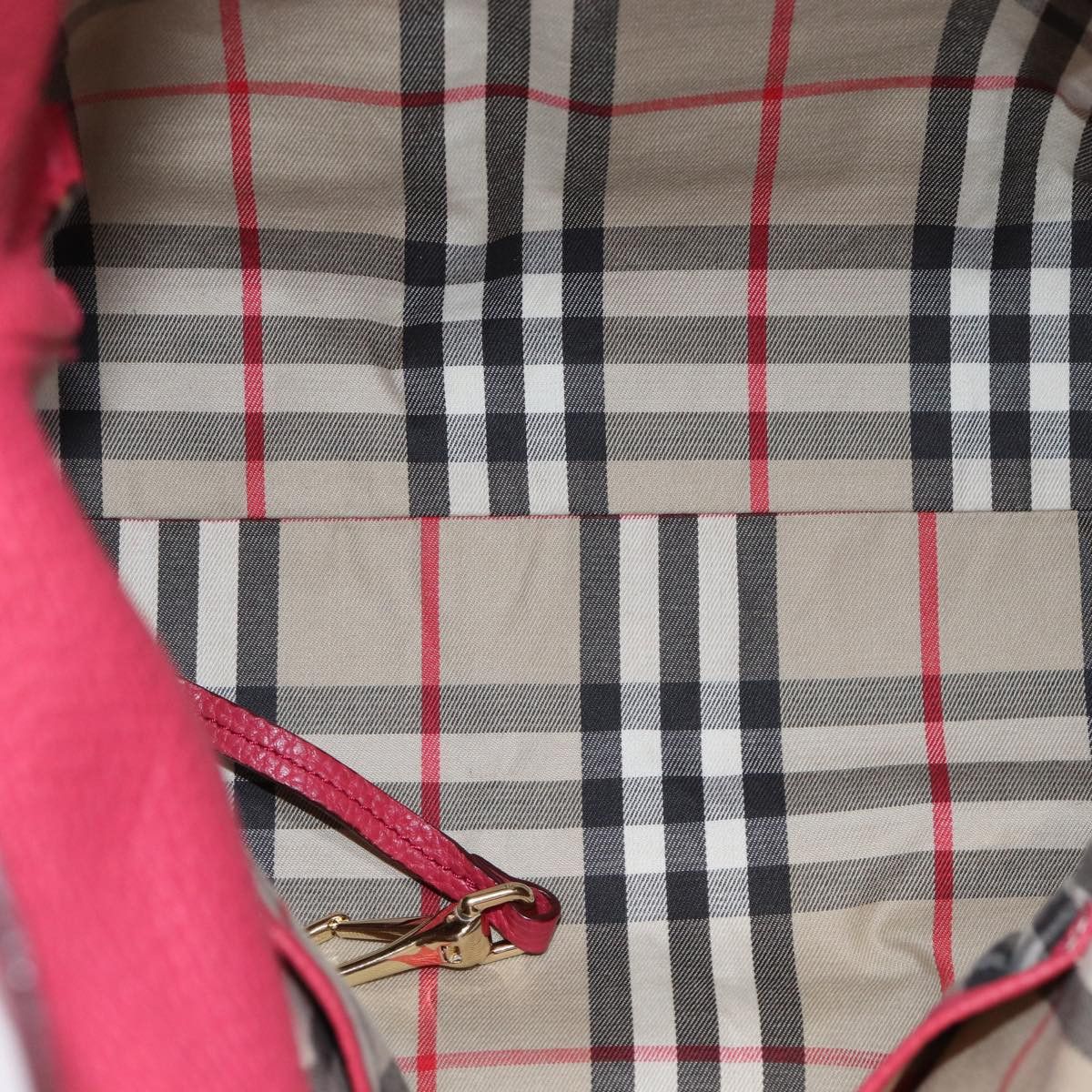 Burberry Baynard Pink Leather Tote Bag (Pre-Owned) Size ONE SIZE - 5 Thumbnail