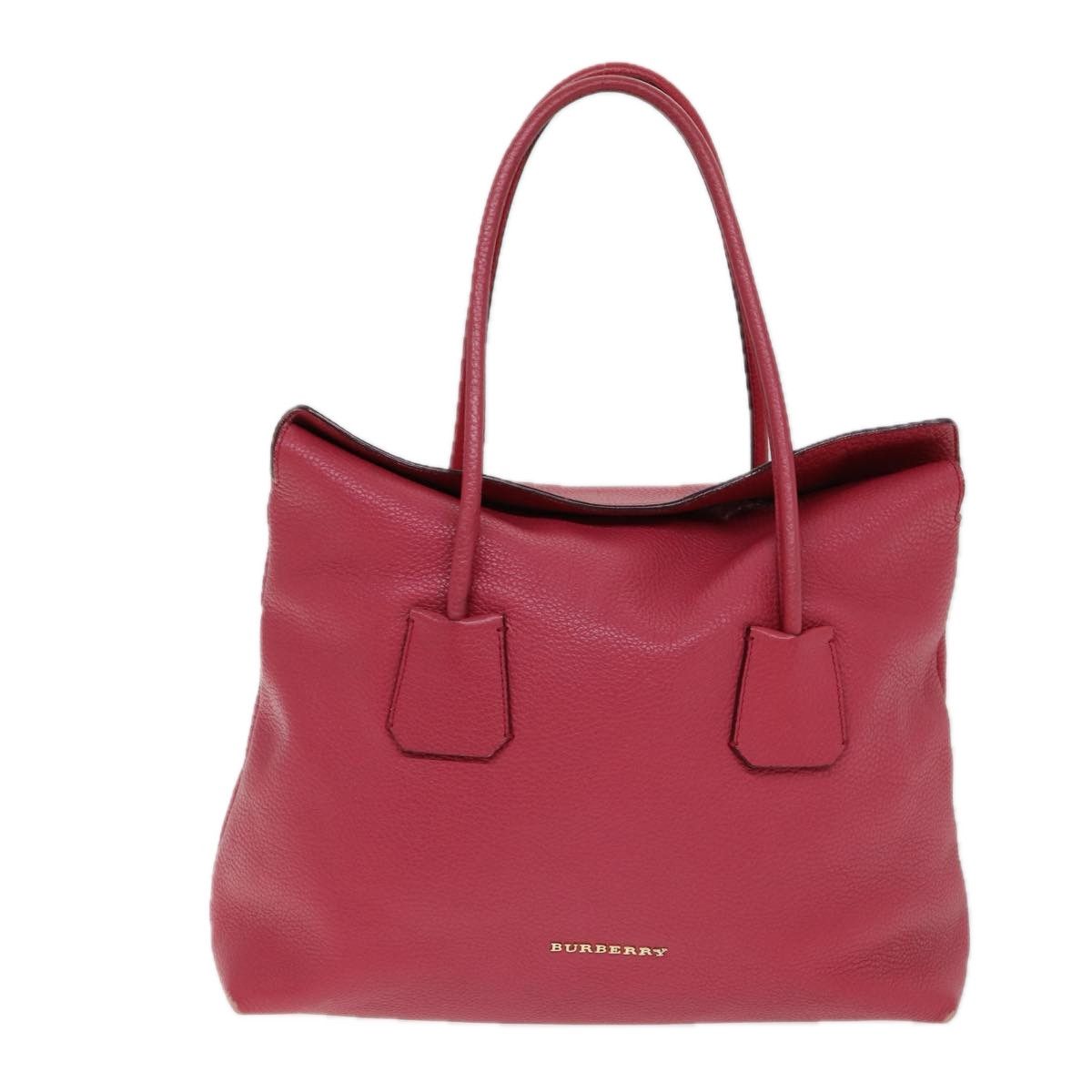 Burberry Baynard Pink Leather Tote Bag (Pre-Owned) Size ONE SIZE - 8 Thumbnail