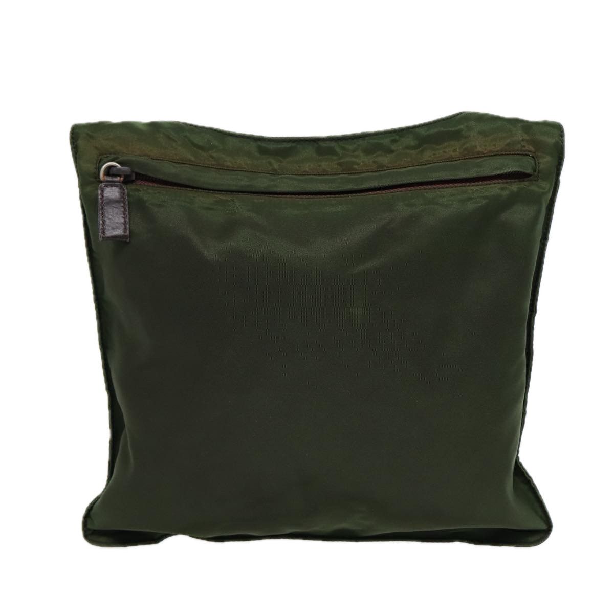 Prada Tessuto Khaki Synthetic Shoulder Bag (Pre-Owned) Size ONE SIZE - 2 Thumbnail