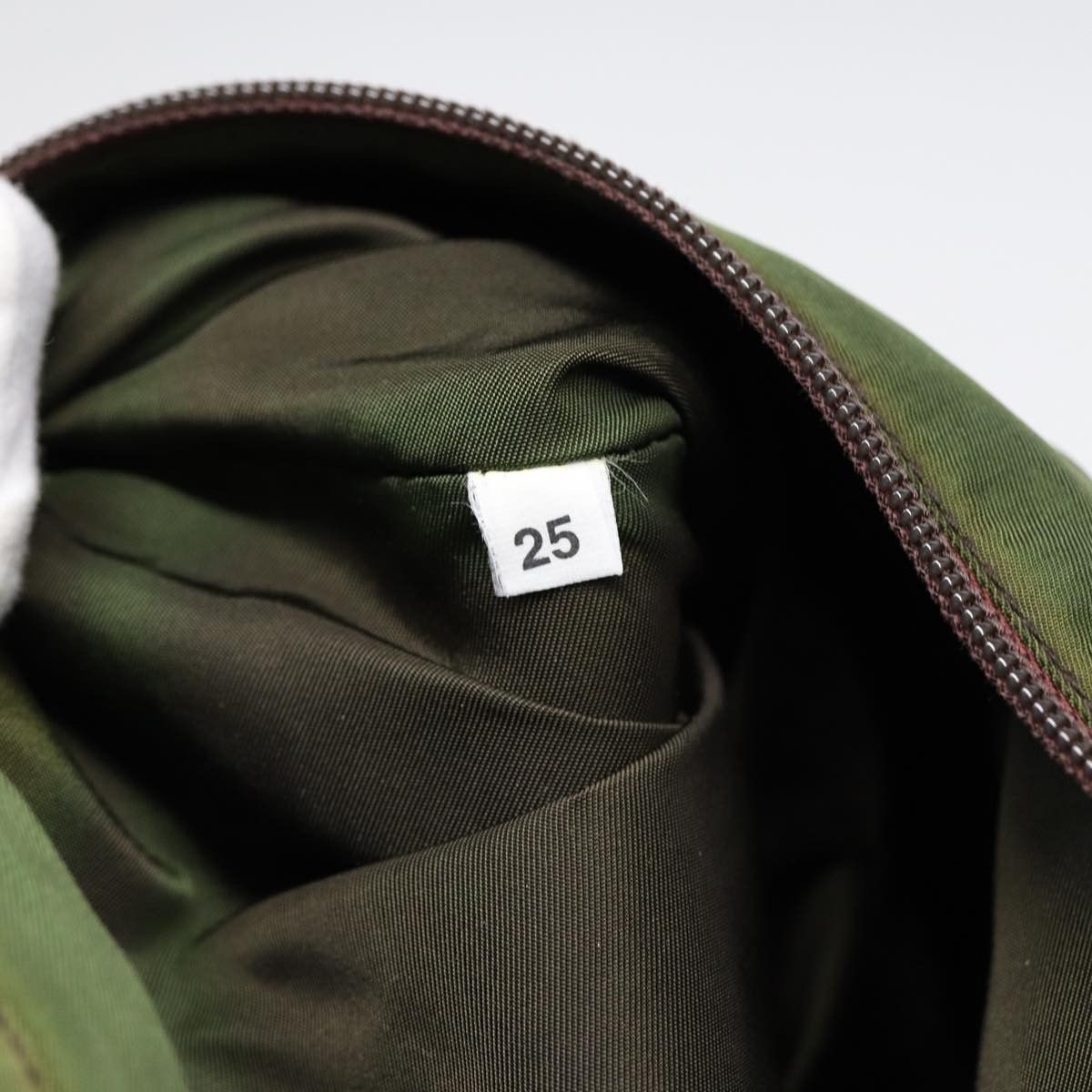 Prada Tessuto Khaki Synthetic Shoulder Bag (Pre-Owned) Size ONE SIZE - 8 Thumbnail