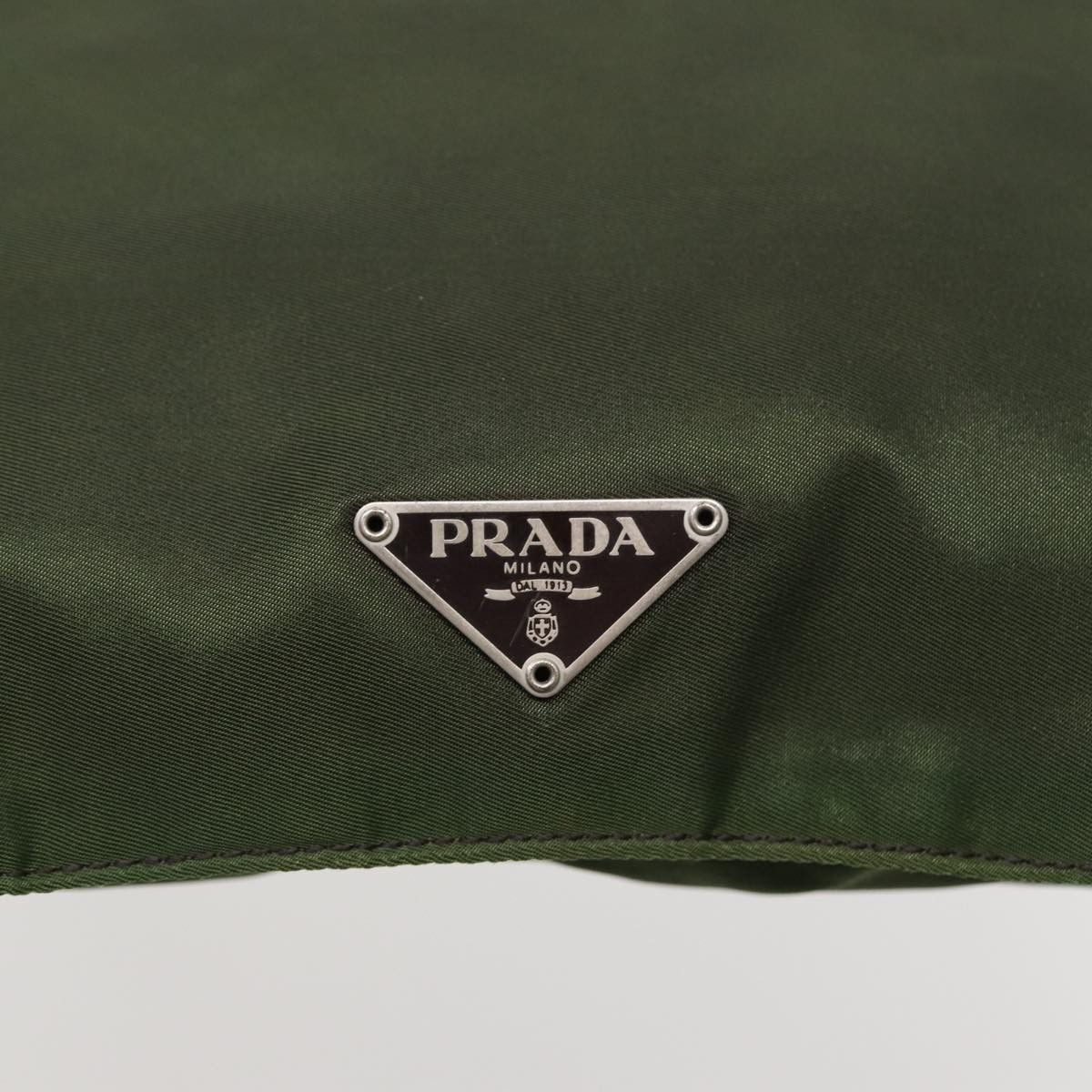 Prada Tessuto Khaki Synthetic Shoulder Bag (Pre-Owned) Size ONE SIZE - 6 Thumbnail