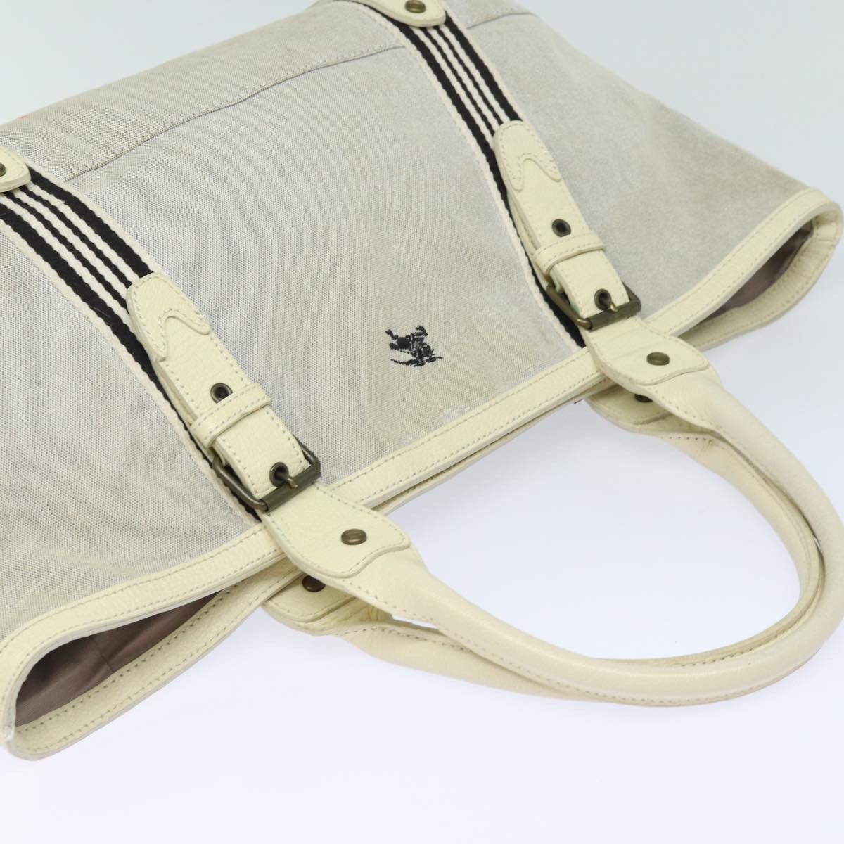Burberry Blue Label Beige Canvas Tote Bag (Pre-Owned) Size ONE SIZE - 4 Thumbnail