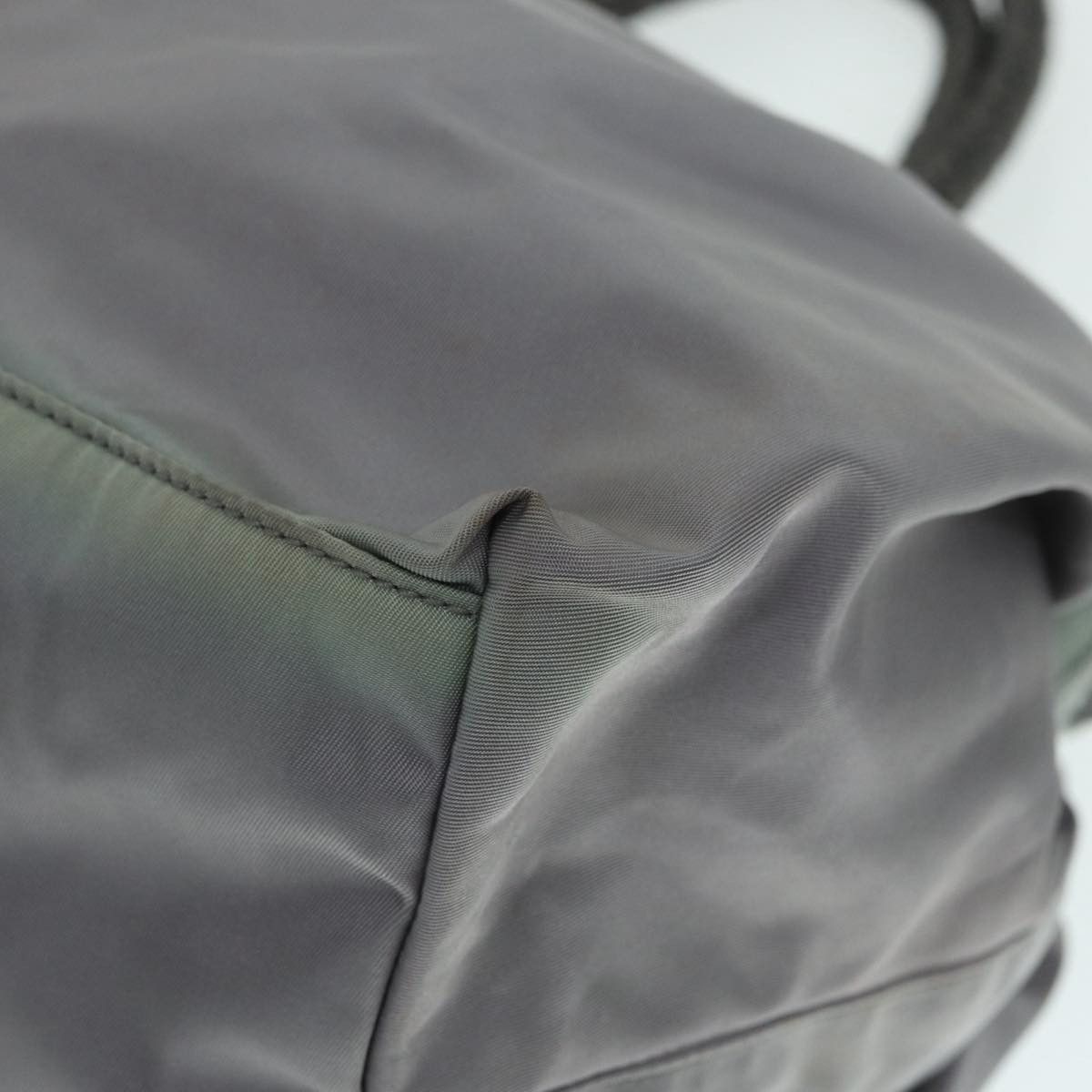Prada Tessuto Grey Synthetic Handbag (Pre-Owned) Size ONE SIZE - 10 Thumbnail