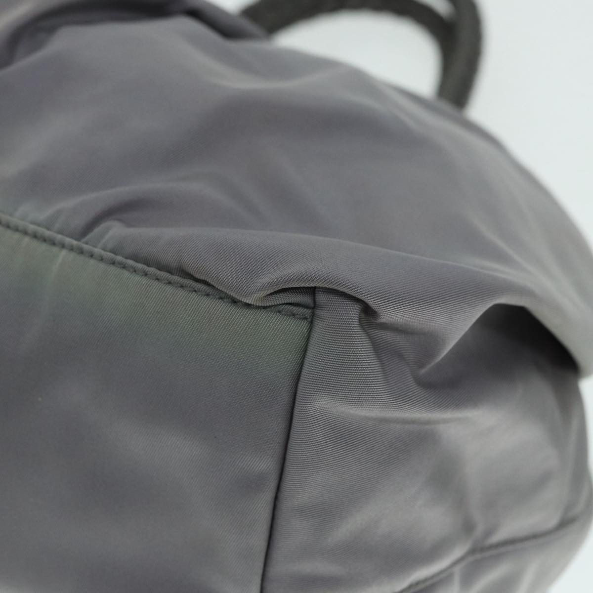 Prada Tessuto Grey Synthetic Handbag (Pre-Owned) Size ONE SIZE - 7 Thumbnail