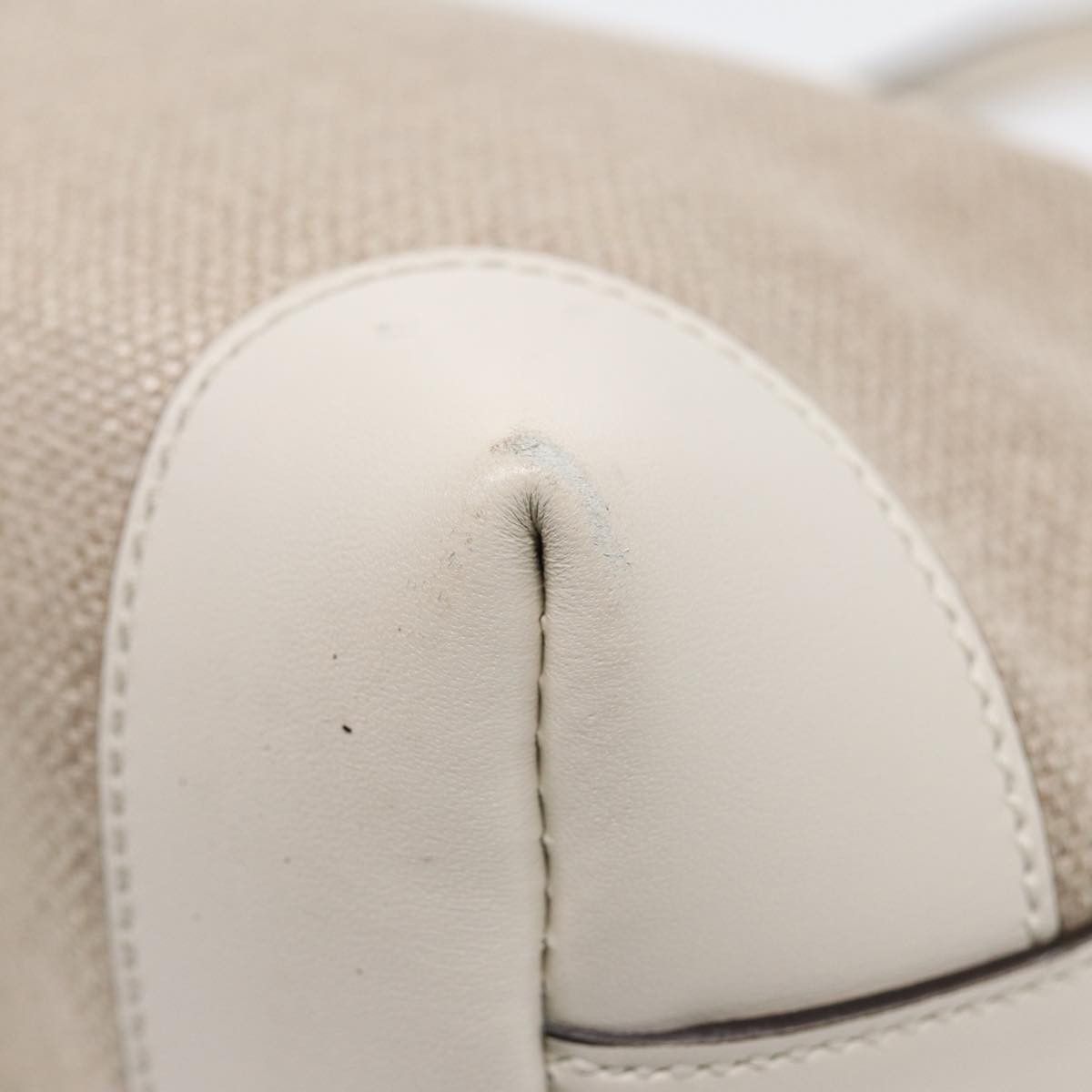 Gucci -- Beige Canvas Handbag (Pre-Owned) Size ONE SIZE - 19 Thumbnail