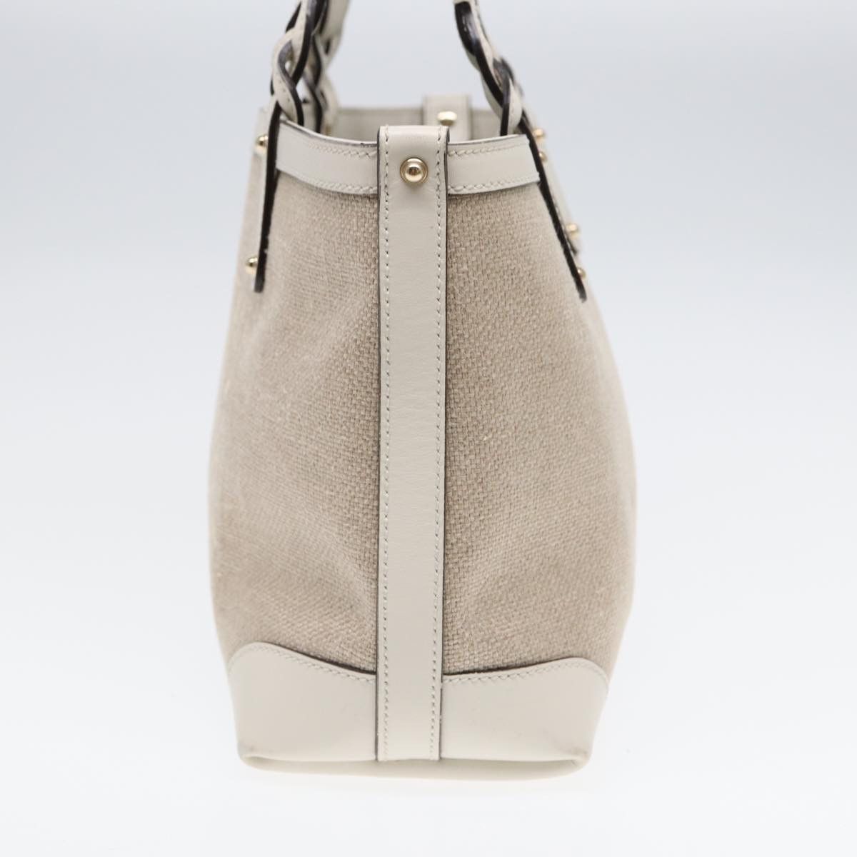 Gucci -- Beige Canvas Handbag (Pre-Owned) Size ONE SIZE - 16 Thumbnail