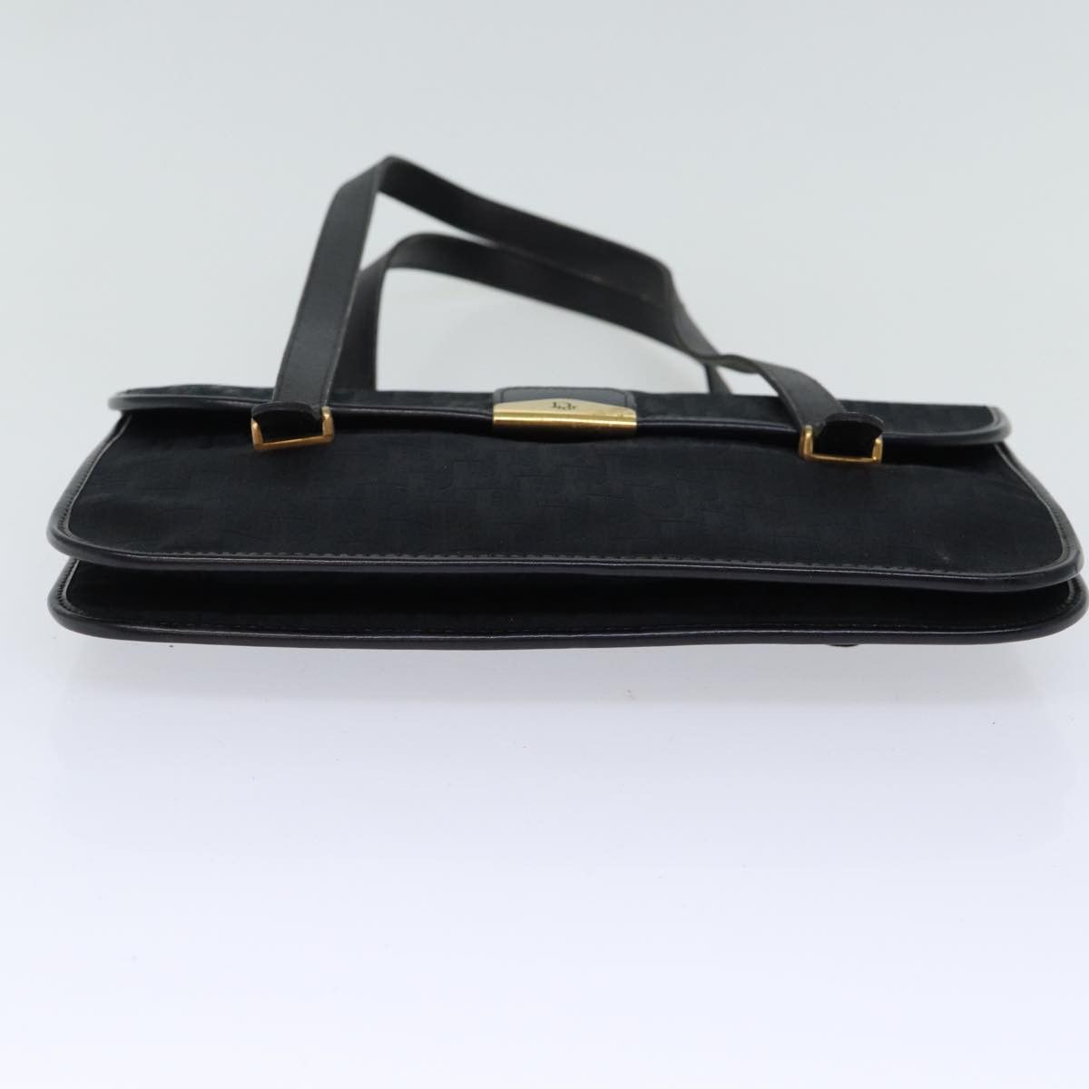 Dior Trotter Black Canvas Shoulder Bag (Pre-Owned) Size ONE SIZE - 3 Thumbnail