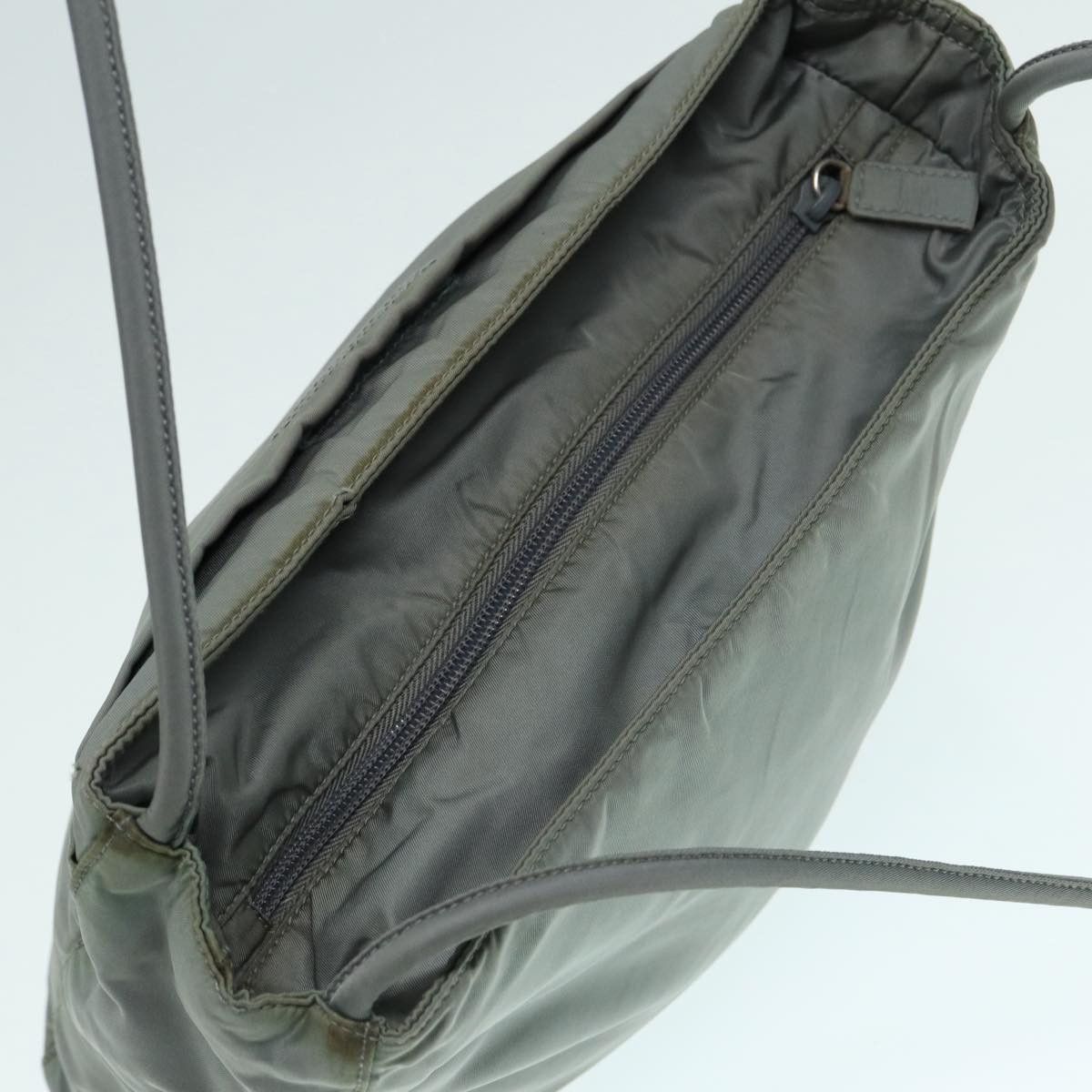 Prada Tessuto Grey Synthetic Tote Bag (Pre-Owned) Size ONE SIZE - 14 Thumbnail