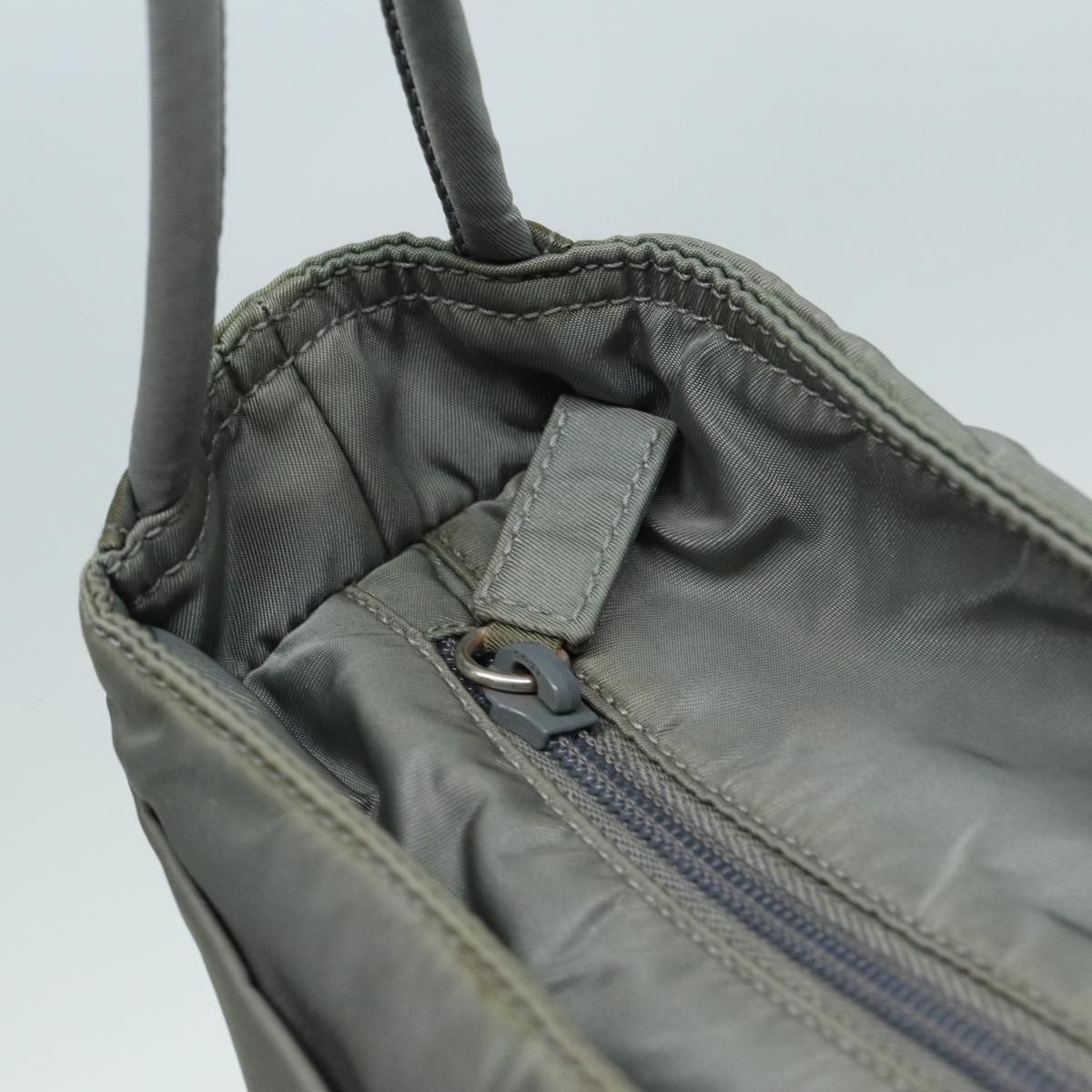 Prada Tessuto Grey Synthetic Tote Bag (Pre-Owned) Size ONE SIZE - 6 Thumbnail