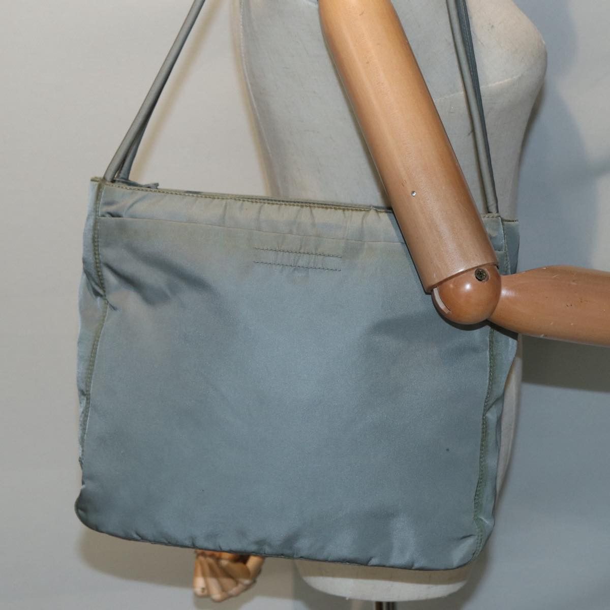 Prada Tessuto Grey Synthetic Tote Bag (Pre-Owned) Size ONE SIZE - 11 Thumbnail