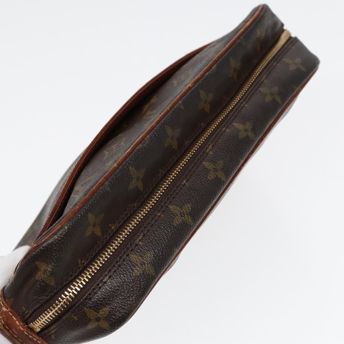 Louis Vuitton Compiegne 28 Brown Canvas Clutch Bag (Pre-Owned) Size ONE SIZE - 4 Thumbnail