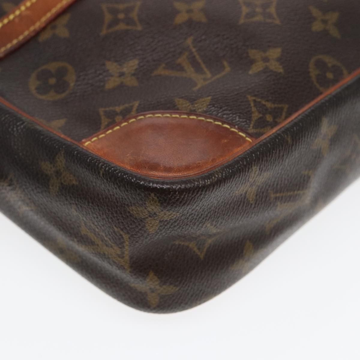 Louis Vuitton Compiegne 28 Brown Canvas Clutch Bag (Pre-Owned) Size ONE SIZE - 11 Thumbnail